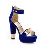 Funki Buys | Shoes | Women's Chunky High Heel Summer Sandals | Block Heel