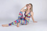 Funki Buys | Activewear | Pants | Women's Knit Print Leggings | Yoga