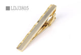 Funki Buys | Necktie Clips | Men's Classic Formal Golden Tie Clips