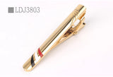 Funki Buys | Necktie Clips | Men's Classic Formal Golden Tie Clips