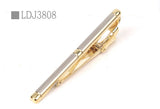 Funki Buys | Necktie Clips | Men's Classic Formal Golden Tie Clips