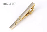 Funki Buys | Necktie Clips | Men's Classic Formal Golden Tie Clips