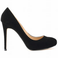 Funki Buys | Shoes | Women's Flock Platform Heels | Wedding Pumps