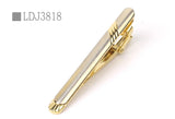 Funki Buys | Necktie Clips | Men's Classic Formal Golden Tie Clips