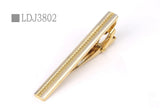 Funki Buys | Necktie Clips | Men's Classic Formal Golden Tie Clips