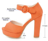 Funki Buys | Shoes | Women's Platform Super High Chunky Heel Sandals