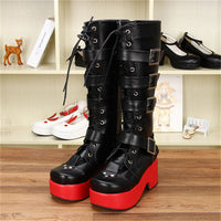 Funki Buys | Boots | Women's Japanese Harajuku Thick Platform Boots