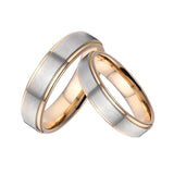 Funki Buys | Rings | Men's Women's Brushed Titanium Wedding Rings