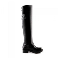 Funki Buys | Boots | Women's Winter Over Knee Thick Heel Boots