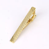 Funki Buys | Necktie Clips | Men's Classic Formal Golden Tie Clips