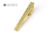 Funki Buys | Necktie Clips | Men's Classic Formal Golden Tie Clips