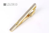 Funki Buys | Necktie Clips | Men's Classic Formal Golden Tie Clips
