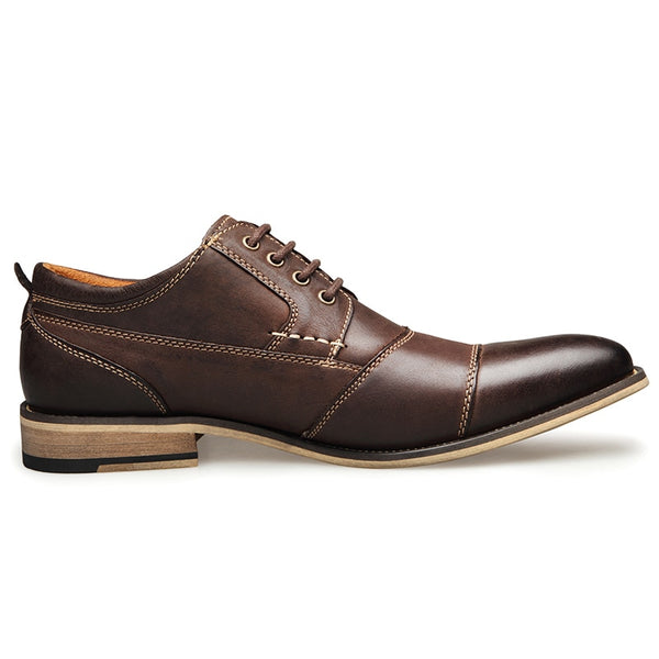 Funki Buys | Shoes | Men's Genuine Leather Derby Dress Shoes | Formal