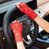 Funki Buys | Gloves | Women's Gothic Lace Gloves | Fingerless Gloves
