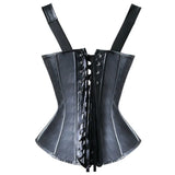 Funki Buys | Lingerie | Women's Faux Leather Steampunk Corset