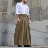 Funki Buys | Skirts | Men's Women's American Style Pleated Long Skirts