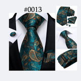 Funki Buys | Neckties | Men's 3Pcs Paisley Wedding Tie Sets
