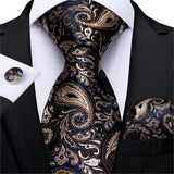 Funki Buys | Neckties | Men's 3Pcs Paisley Wedding Tie Sets