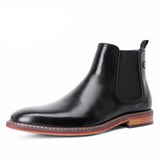 Funki Buys | Boots | Men's Stylish Luxury Leather Chelsea Boots