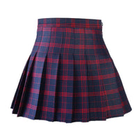 Funki Buys | Skirts | Women's Harajuku Preppy Style Plaid Mini Skirts