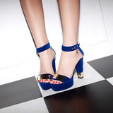 Funki Buys | Shoes | Women's Chunky High Heel Summer Sandals | Block Heel