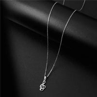 Funki Buys | Necklaces | Women's Hollow Musical Note Necklace