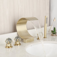 Funki Buys | Faucets | Bath Taps | Luxury Waterall Bath 5pcs Set