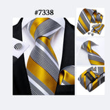 Funki Buys | Neckties | Men's 3Pcs Paisley Wedding Tie Sets