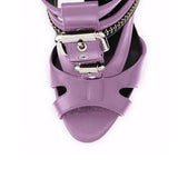 Funki Buys | Shoes | Women's Buckle Strap Zipper Stiletto Sandals