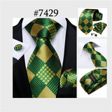 Funki Buys | Neckties | Men's 3Pcs Paisley Wedding Tie Sets