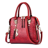 Funki Buys | Bags | Handbags | Women's Designer Crocodile Pattern Tote