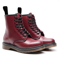 Funki Buys | Boots | Women's Men's Leather Lace Up Ankle Boots