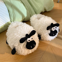 Funki Buys | Shoes | Unisex Cute Wide Eyed Sheep Slippers