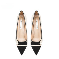 Funki Buys | Shoes | Women's Luxury Pearl Button High Stilettos