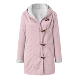 Funki Buys | Jacket | Women's Thick Fleece Hooded Long Coat