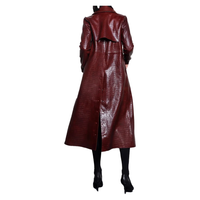 Funki Buys | Jackets | Women's Aligator Print Faux Leather Coat