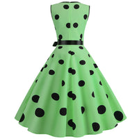 Funki Buys | Dresses | Women's Retro Swing Polka Dot Dresses