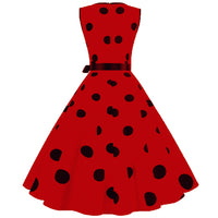 Funki Buys | Dresses | Women's Retro Swing Polka Dot Dresses