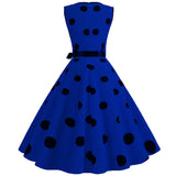 Funki Buys | Dresses | Women's Retro Swing Polka Dot Dresses