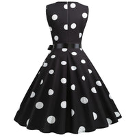 Funki Buys | Dresses | Women's Retro Swing Polka Dot Dresses