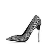 Funki Buys | Shoes | Women's Designer Crystal Super Heels | Leather