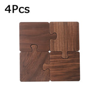 Funki Buys | Coasters | Natural Wood Jigsaw Puzzle Coasters |1|6 Pcs
