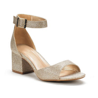Funki Buys | Shoes | Women's Shimmery Gold Silver Sandals