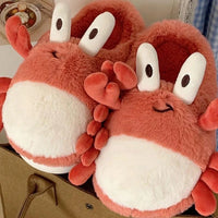 Funki Buys | Shoes | Women's Cute Crab Winter Soft Slippers