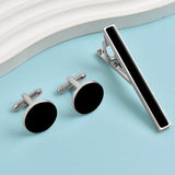 Funki Buys | Cufflinks | Men's Classic Fashion Cufflinks Tie Clip Set