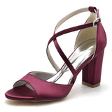 Funki Buys | Shoes | Women's Open Toe Cross Strap Wedding Sandals