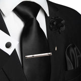 Funki Buys | Neckties | Men's Luxury 5 Pcs Ridged Silk Tie Set