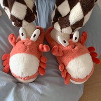 Funki Buys | Shoes | Women's Cute Crab Winter Soft Slippers