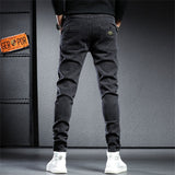 Funki Buys | Pants | Men's Slim Fit Cargo Jeans | Streetwear Pants