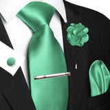 Funki Buys | Neckties | Men's Luxury 5 Pcs Ridged Silk Tie Set